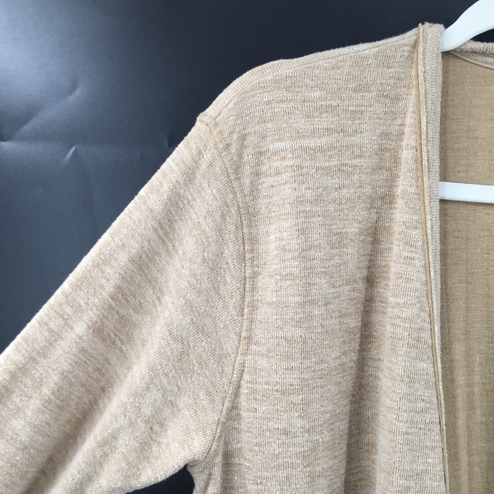Free People Beach longline duster cardigan sweater boho spring summer boho L - Picture 2 of 11